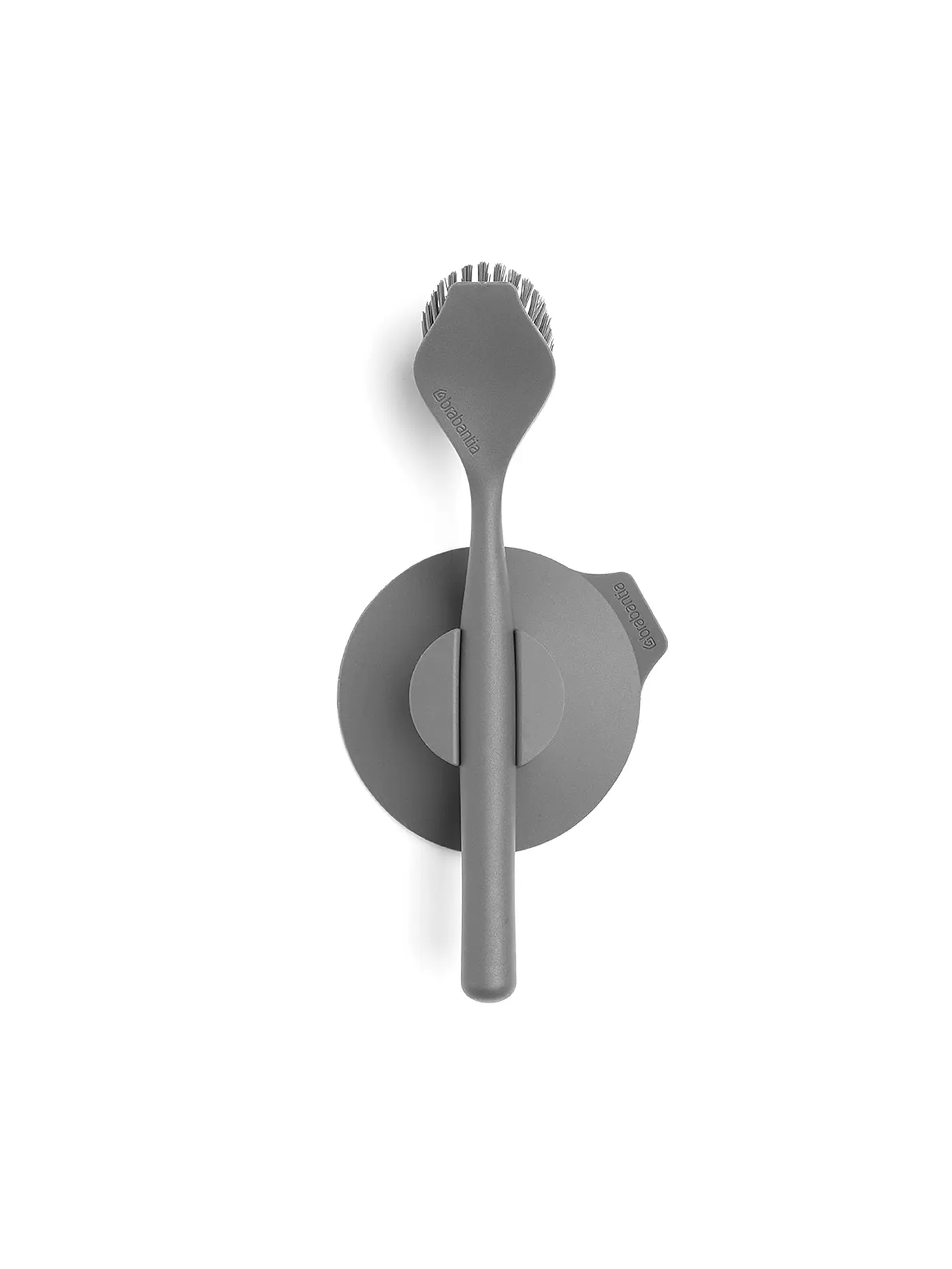 BRABANTIA | Spülbürste mit Saugnapfhalterung Dark Grey | 